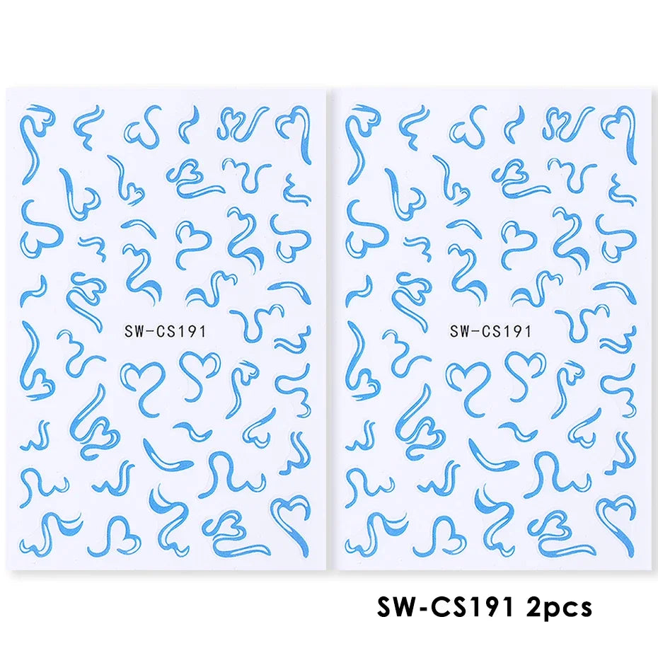 Cherry Strawberry Nail Stickers