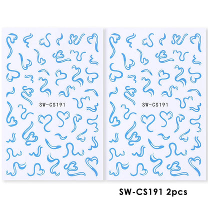 Cherry Strawberry Nail Stickers