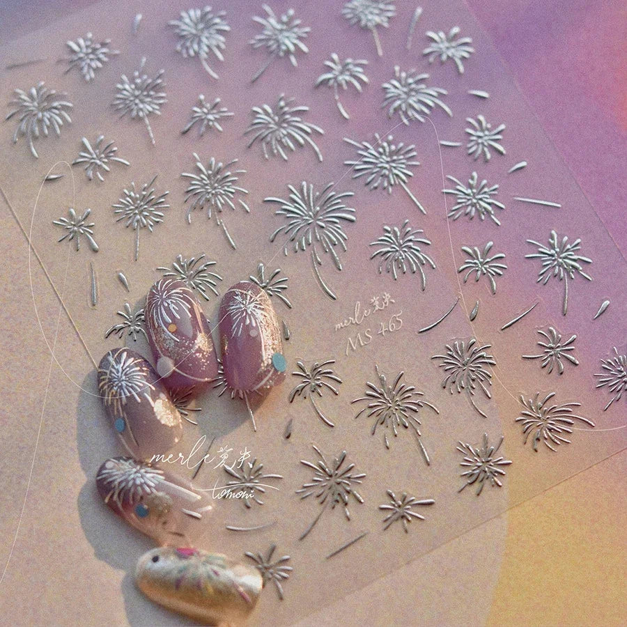 5D Glitter Nail Stickers