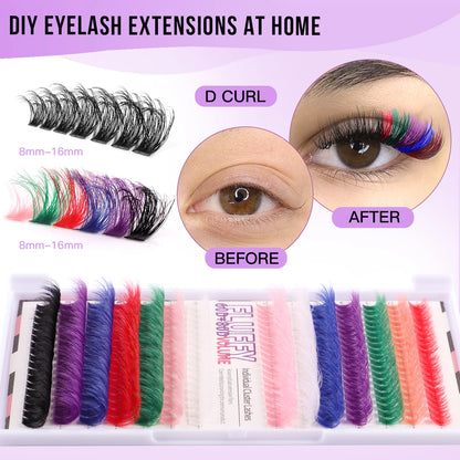 Natural Colored False Lashes