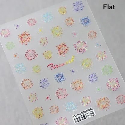 5D Glitter Nail Stickers