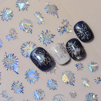 5D Glitter Nail Stickers
