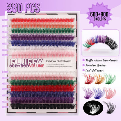 Natural Colored False Lashes