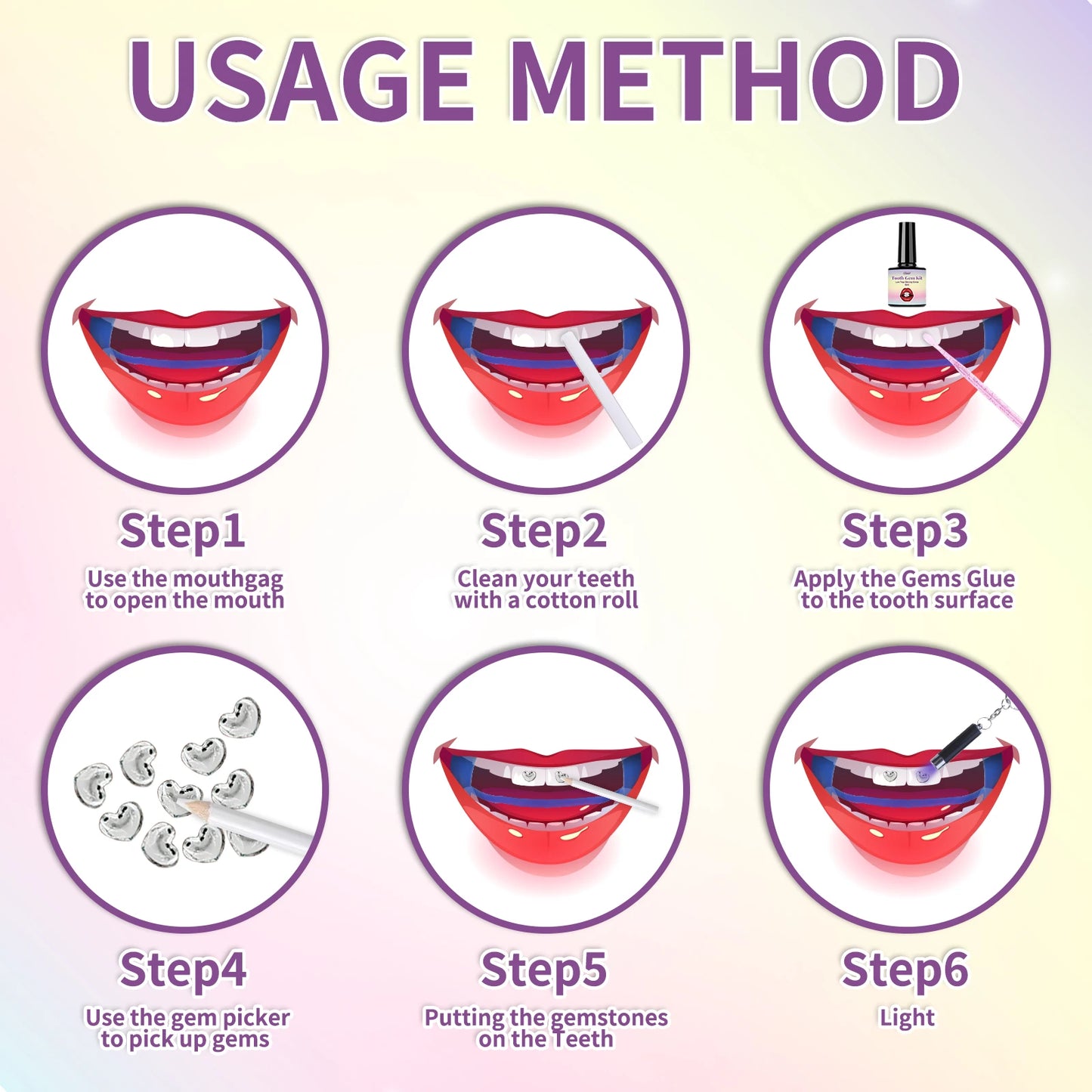 Glittering Teeth Decoration Kit