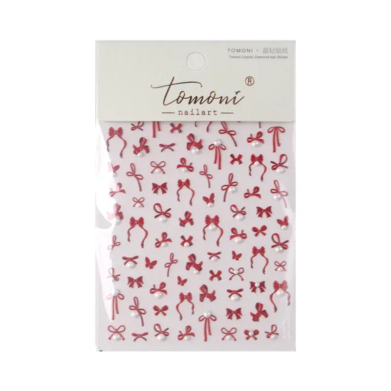 3D Flower Nail Stickers