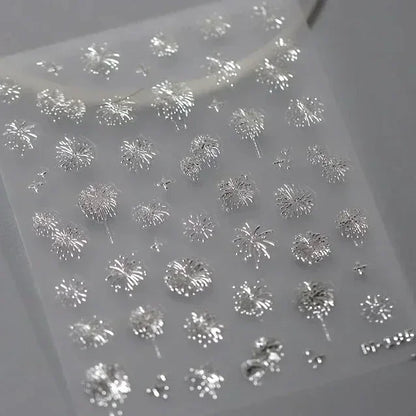 5D Glitter Nail Stickers