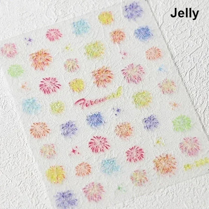 5D Glitter Nail Stickers