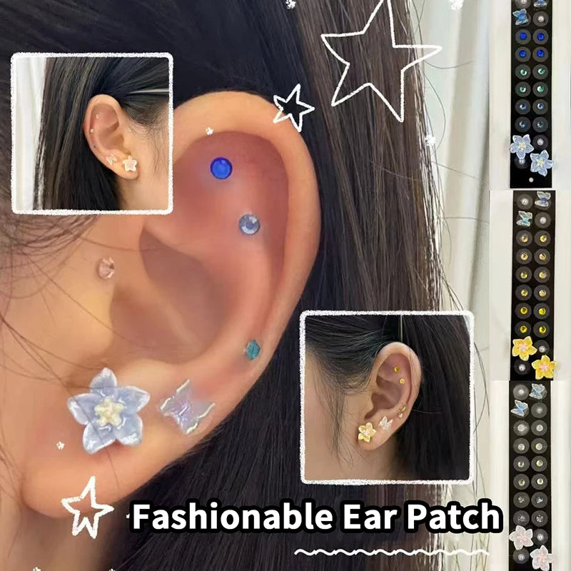 Rhinestone Ear Pressure Patches