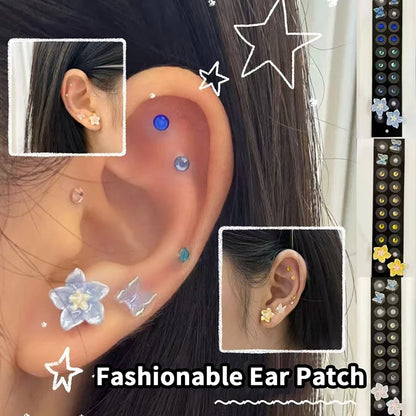 Rhinestone Ear Pressure Patches