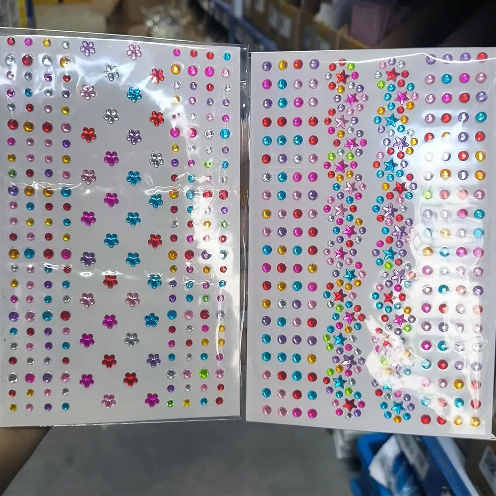 Colorful Face Rhinestones