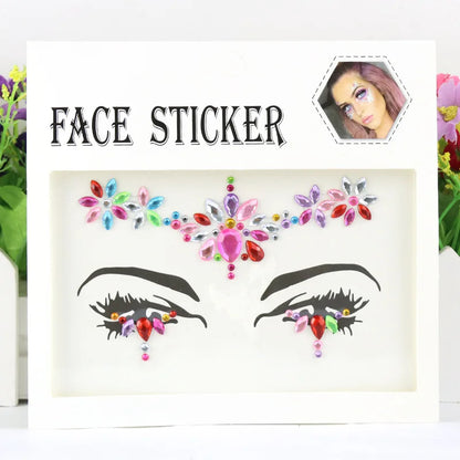 Makeup Face Rhinestones