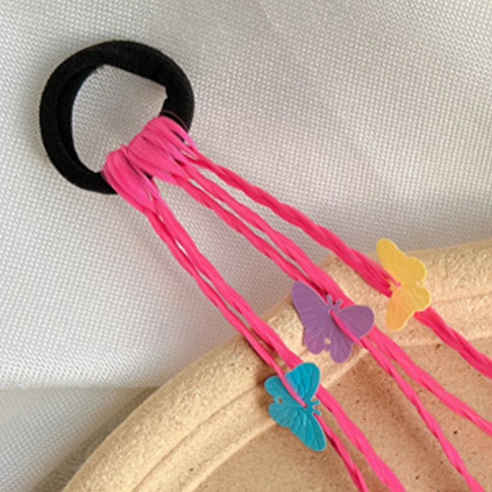 Rainbow Braided Hair Extensions