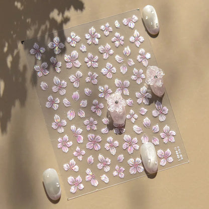 3D Flower Nail Stickers