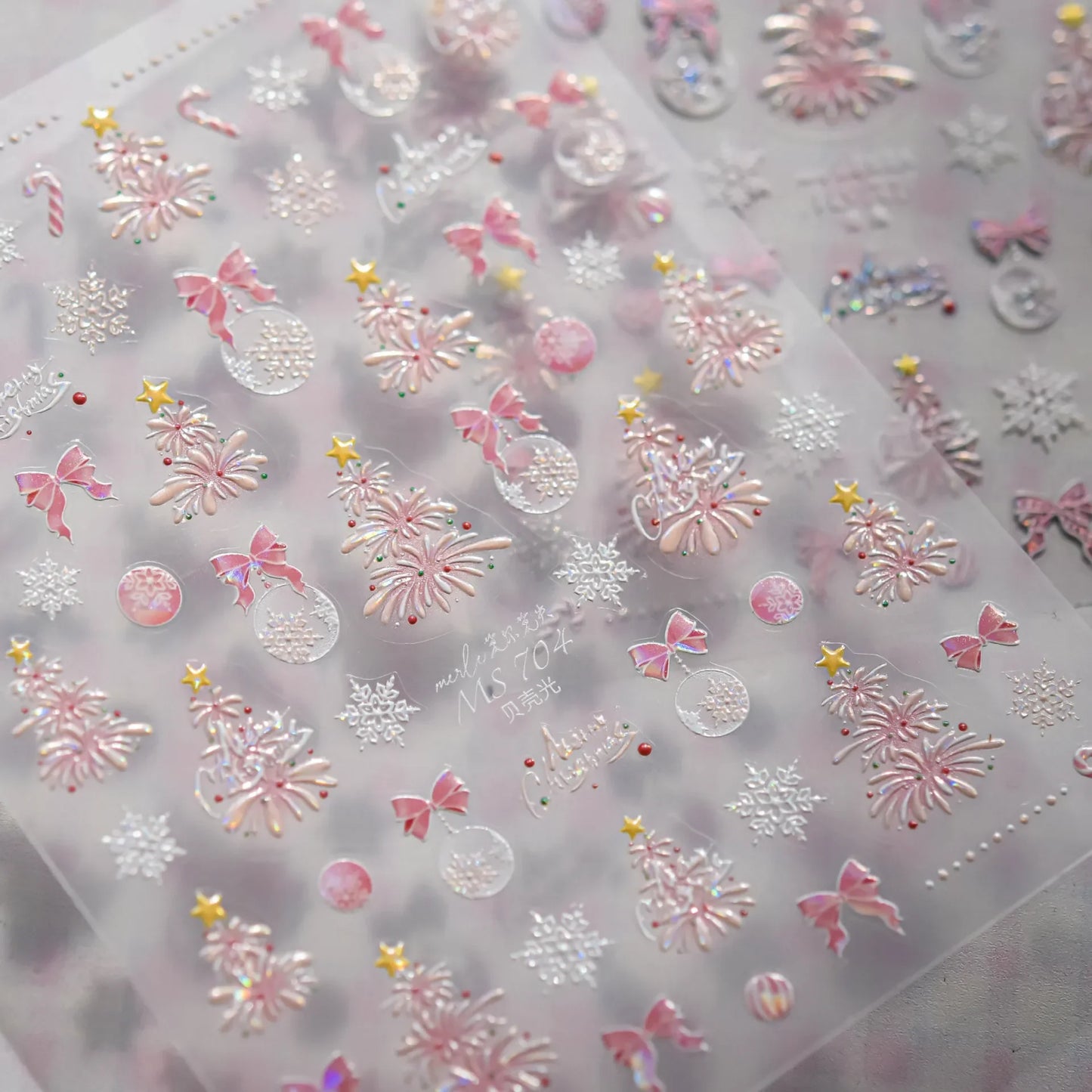 5D Glitter Nail Stickers