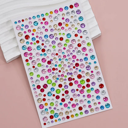 Colorful Face Rhinestones