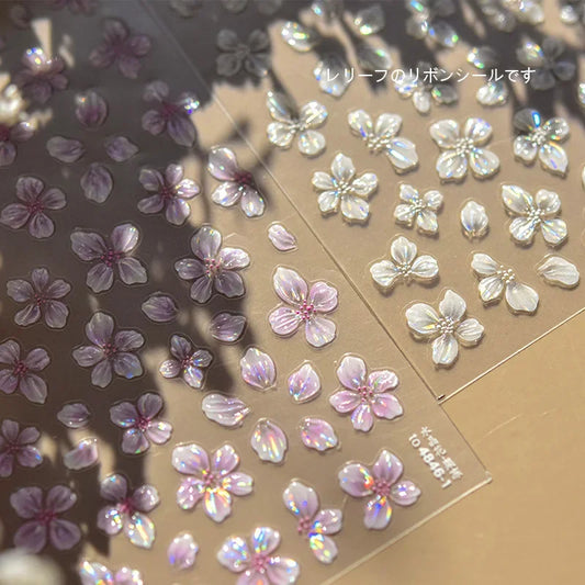 3D Flower Nail Stickers