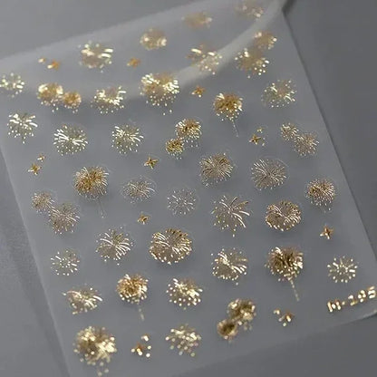 5D Glitter Nail Stickers