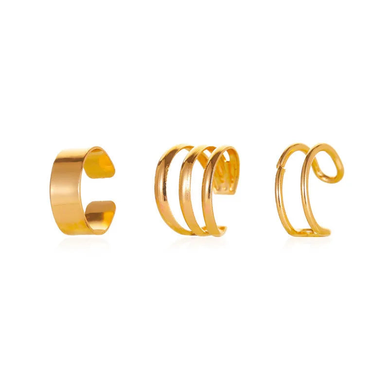 Gold Silver Leaf Earrings