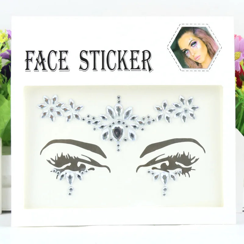 Makeup Face Rhinestones