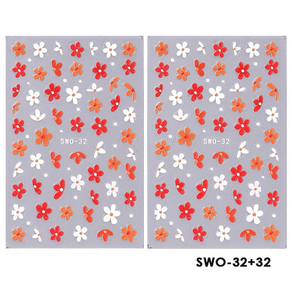 Cherry Strawberry Nail Stickers