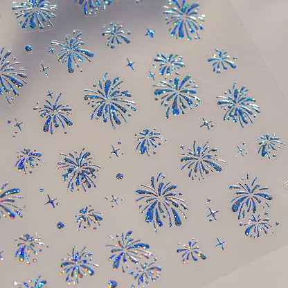 5D Glitter Nail Stickers