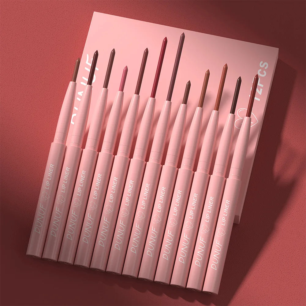 12 Color Lip Pencils