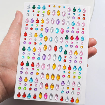 Colorful Face Rhinestones