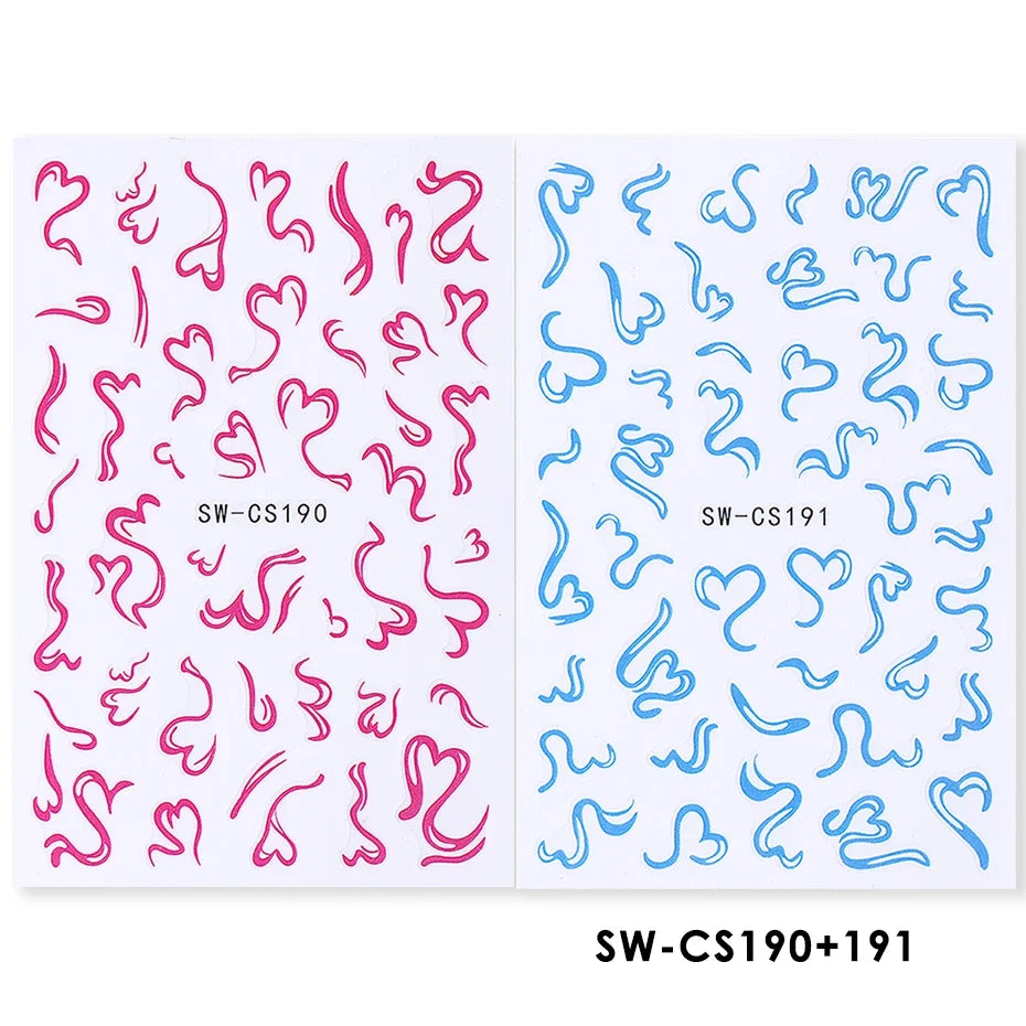 Cherry Strawberry Nail Stickers