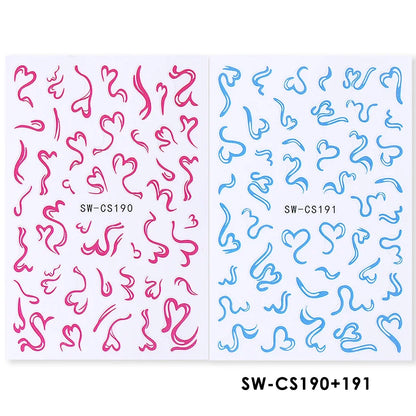 Cherry Strawberry Nail Stickers