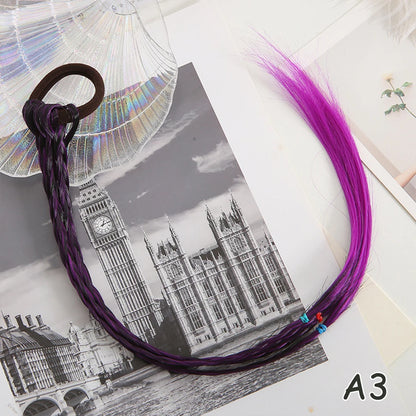 Rainbow Braided Hair Extensions