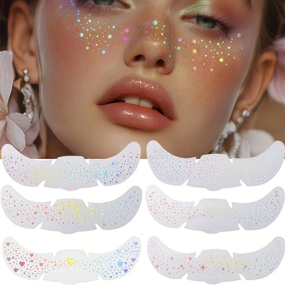 Glitter Freckle Stickers