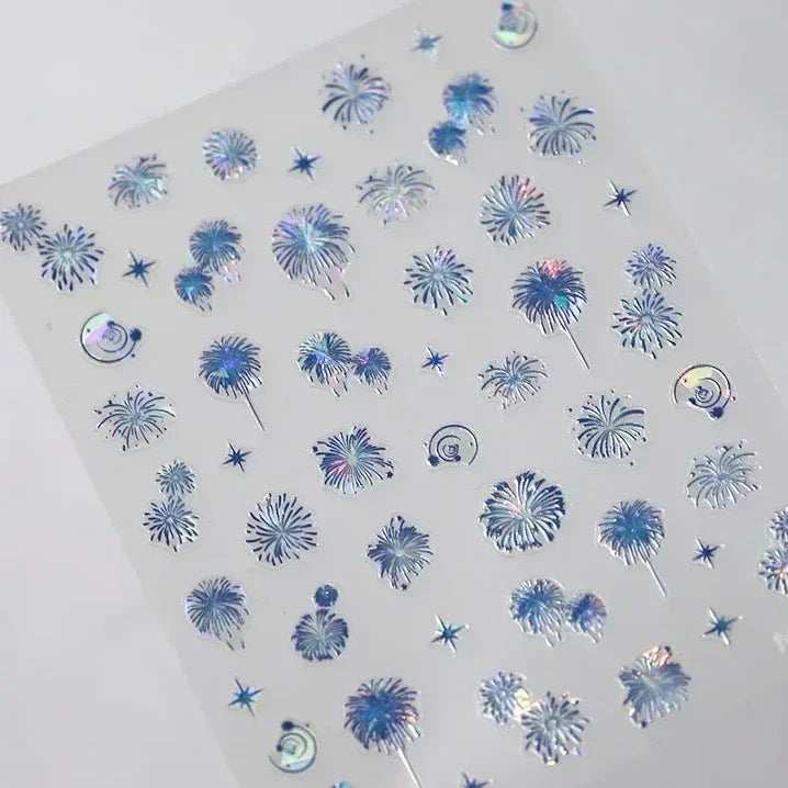 5D Glitter Nail Stickers