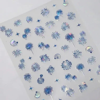 5D Glitter Nail Stickers