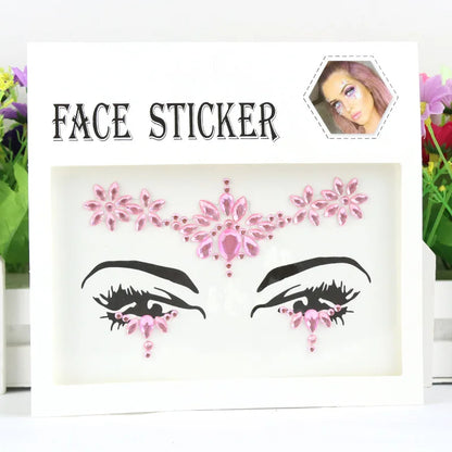 Makeup Face Rhinestones