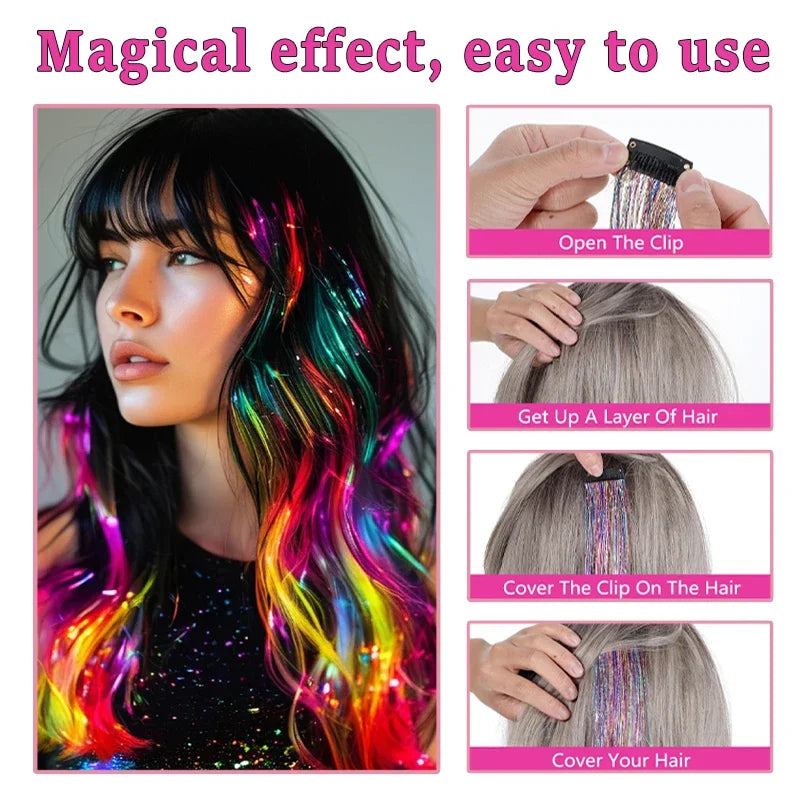 Glitter Hair Extensions