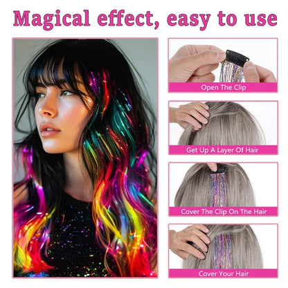 Glitter Hair Extensions