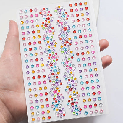 Colorful Face Rhinestones