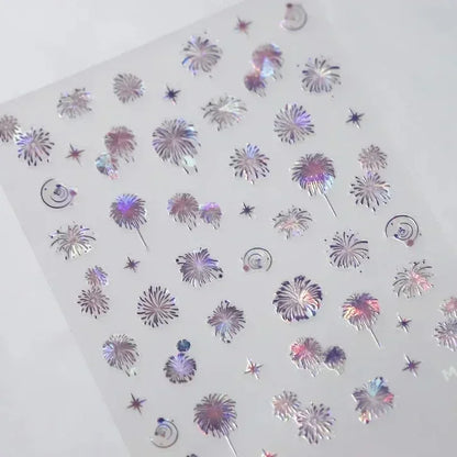 5D Glitter Nail Stickers