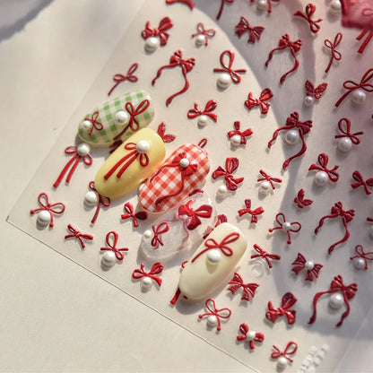 3D Flower Nail Stickers
