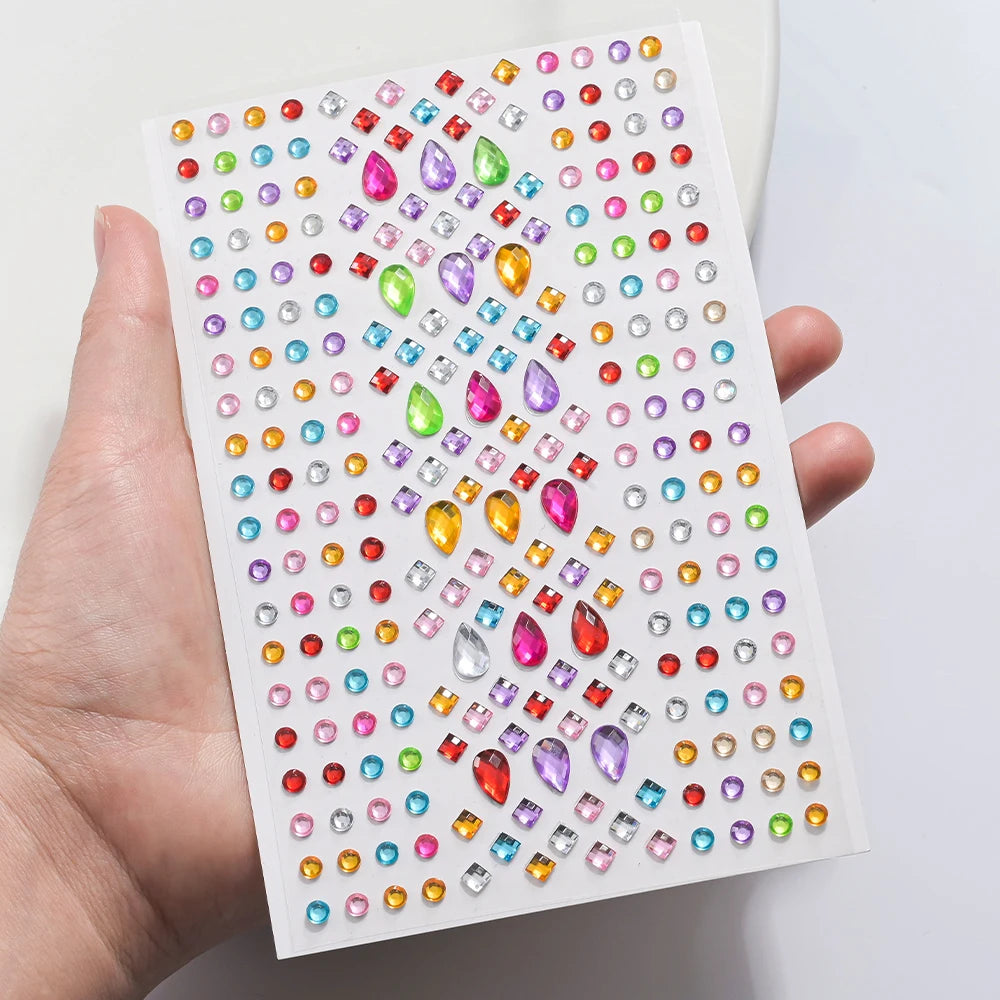 Colorful Face Rhinestones