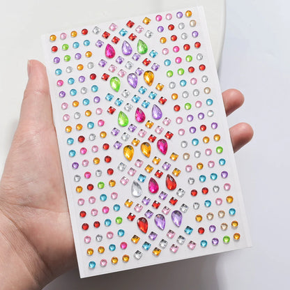 Colorful Face Rhinestones