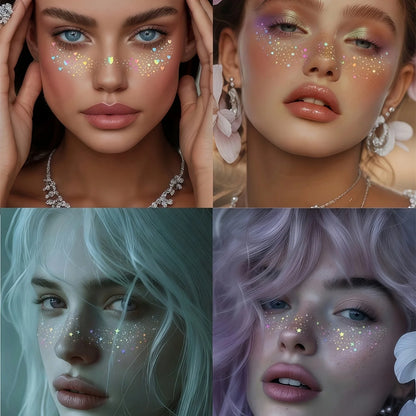 Glitter Freckle Stickers