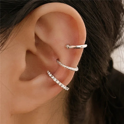 Gold Silver Leaf Earrings
