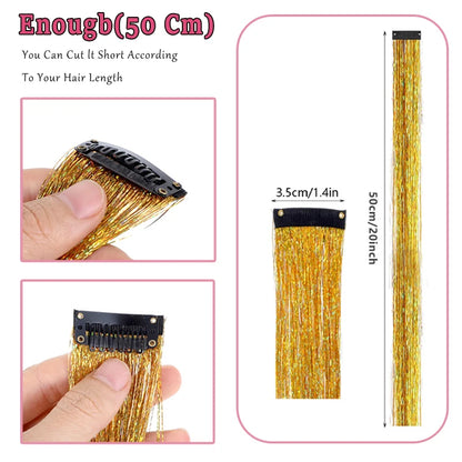 Glitter Hair Extensions