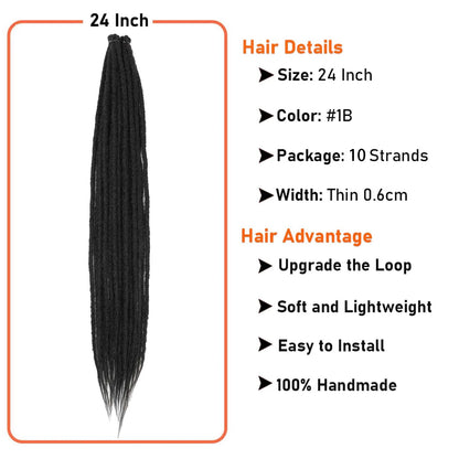 Synthetic Dreadlock Extensions