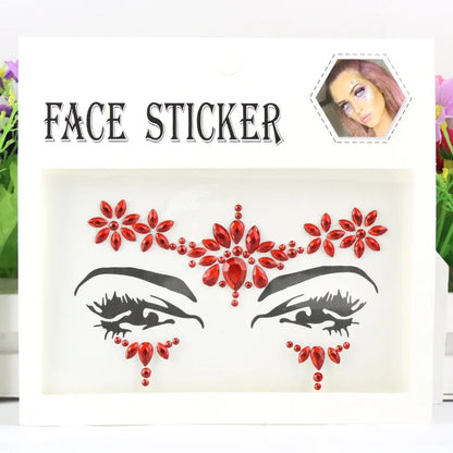 Makeup Face Rhinestones