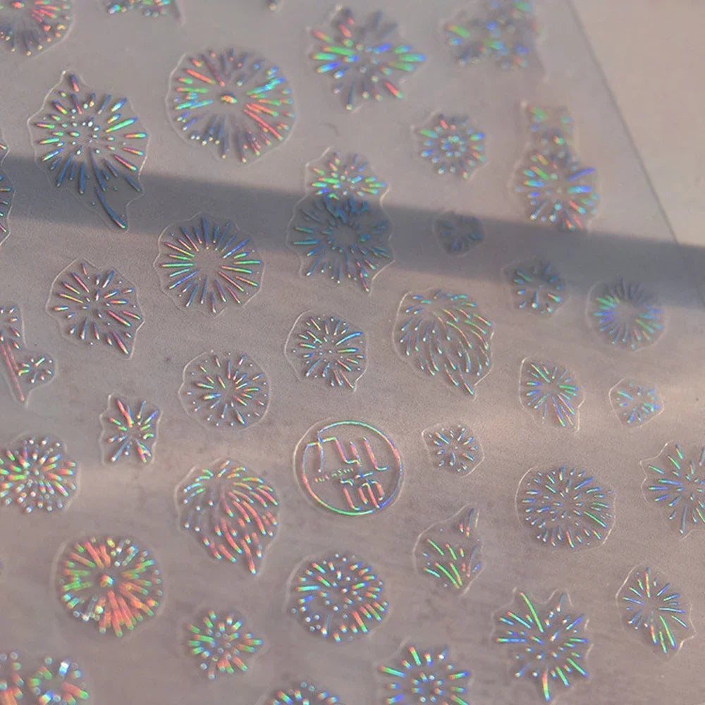 5D Glitter Nail Stickers