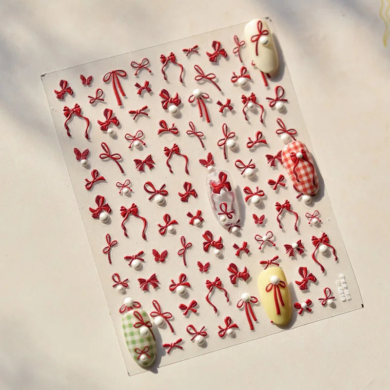 3D Flower Nail Stickers