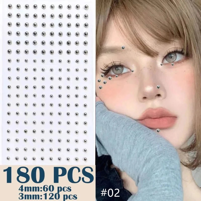 3D Fake Piercing Stickers