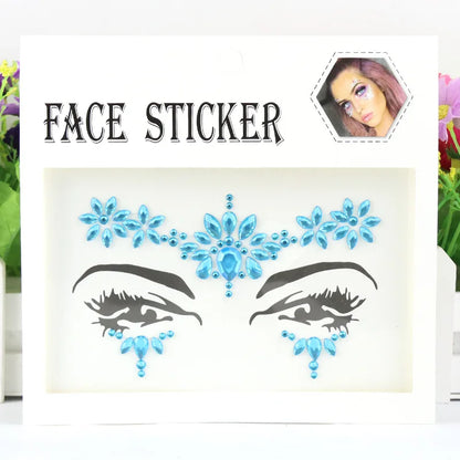 Makeup Face Rhinestones
